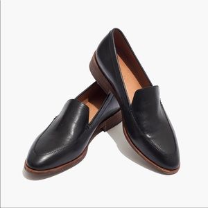 Madewell Frances black leather loafer